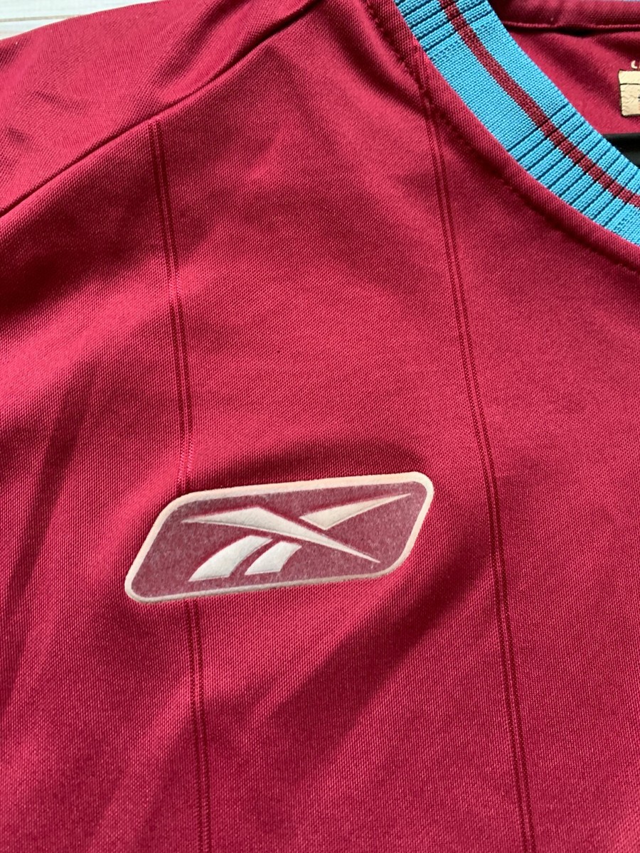 ウェア Reebok WestHam Uniform authentic 2003/05 West Ham United Vintage Reebok Home Football Shirt