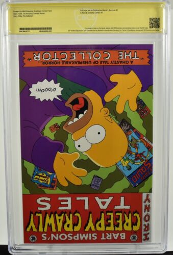 Simpsons Comics #1 CBCS NOT CGC 9.8 (1993) 3 Signatures Bill Morrison Cover - Picture 4 of 6