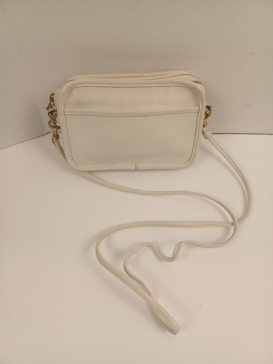 vintage coach old ✨ ivory White bag BONE SADDLERY Bag Vintage Coach Off-white Ivory #9535 Made