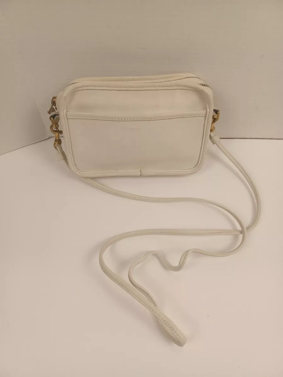 Vintage Coach White Carnival Crossbody 9925 Purse