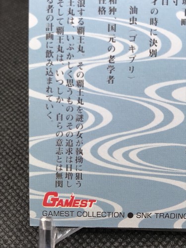Haoumaru SAMURAI SPIRITS SNK Trading Cards Gamest Rare Made in JAPAN 1997 - Bild 9 von 12