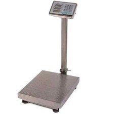 BILANCIA DIGITALE 300KG PIATTAFORMA PROFESSIONALE PESAPACCHI MAGAZZINO
