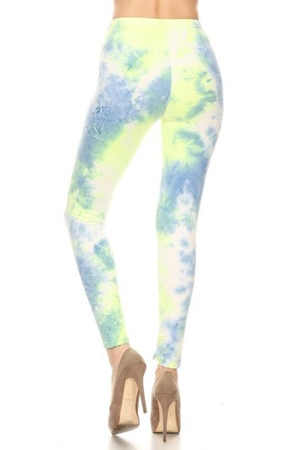 Womens Tie Dye Leggings Buttery Soft Colorful Patterns - Picture 24 of 48