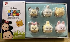 New Disney Pastel Parade TSUM TSUM Set of 6 Minnie Mickey Pooh Piglet Thumper