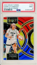 KAMILLA CARDOSO 2024 Select WNBA Red & Blue Prizm Premier RC /399 PSA 9 Pop 4