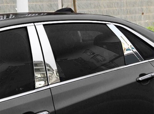 For Cadillac CT6 2016-2020 Stainless chrome Exterior Window BC-Pillar Panel 6pcs - Picture 8 of 8