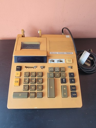 Rare Vintage Canon Canola P1251-D Electronic Printing Calculator - Working
