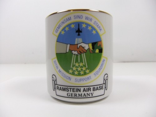 Ramstein Air Base Germany Mug USAF US Air Force 377th Mission Support Squadron - Picture 2 of 11