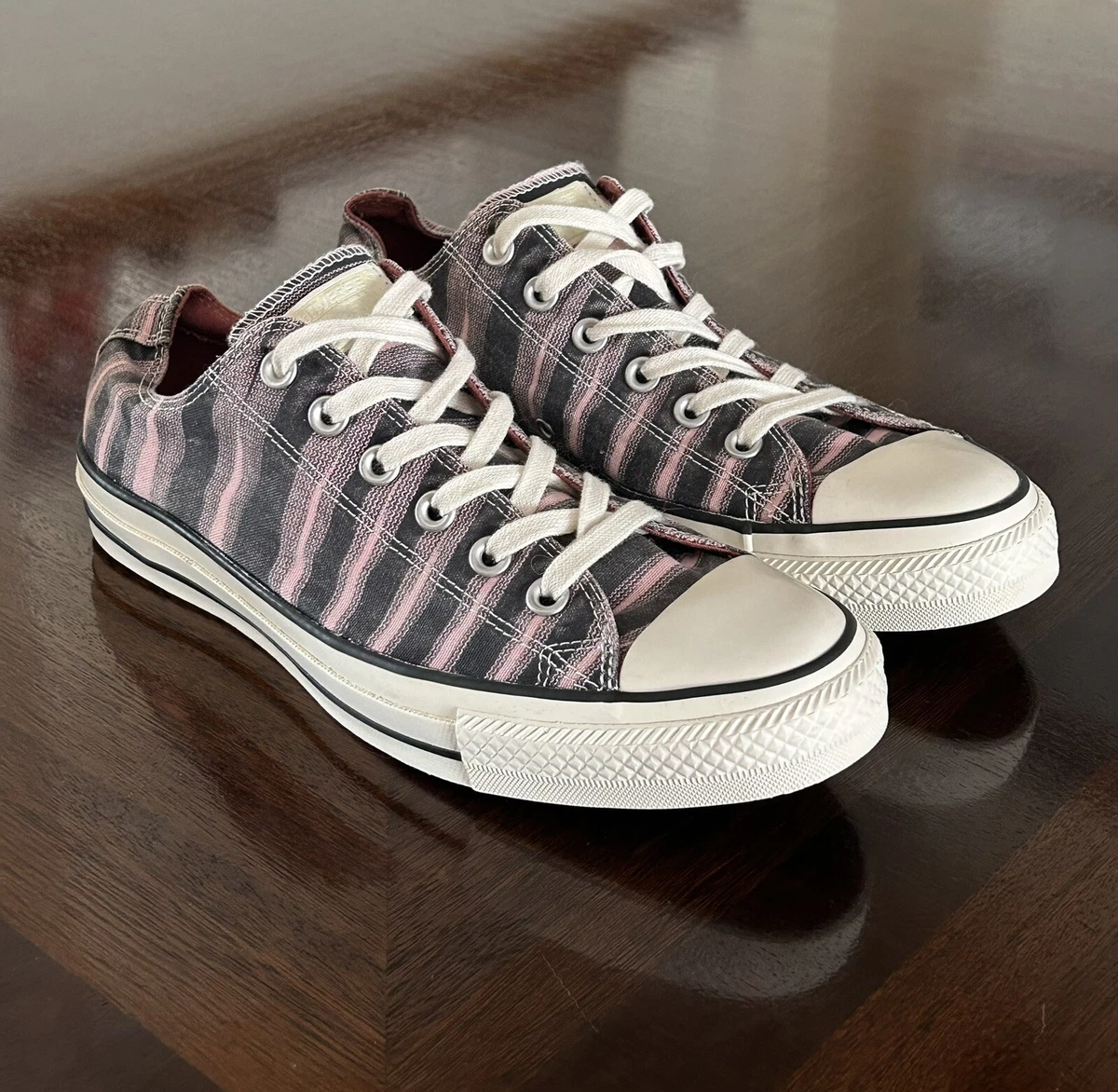 All Star Missoni Low Top Sneakers (PINK/BLACK Women 9.5/Men 7.5 | eBay