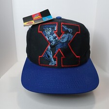 Deadstock New 90's Marvel Comics X-Men Beast Mutant Gear Hat Adjustable Snapback