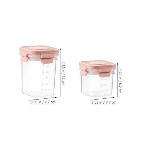 2 Pcs Fresh Box Bento Food Storage Container Kitchen Containers with Lid Pupils - Picture 8 of 12