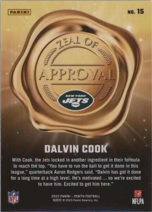 2023 Panini Zenith Dalvin Cook #15