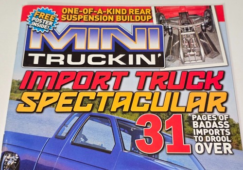 MINI TRUCKIN 2005 MAGAZINE IMPORT TRUCK LOWRIDER CAR TRUCKS CUSTOM KUSTOM POSTER - Picture 3 of 22