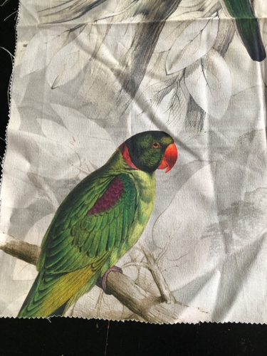 MAGITEX Parrot 25 x 28 3/4" Cotton Fabric Sample - Bild 3 von 6