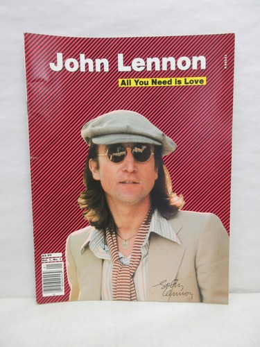 Vintage John Lennon All You Need is Love Memorial Magazine Fanzine Beatles 1980 - Picture 1 of 13