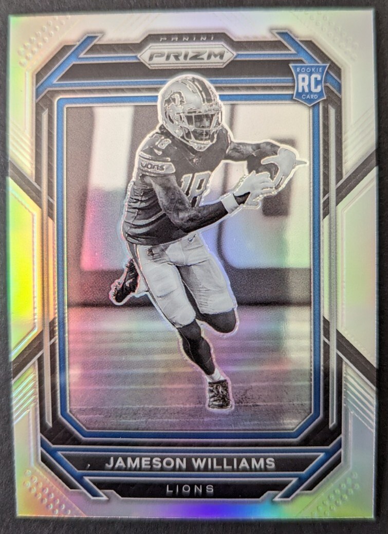 2022 Panini Prizm JAMESON WILLIAMS RC #311 Rookie Silver Variation Detroit Lions