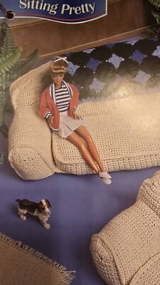 Annie's FASHION Doll CROCHET CLUB PATTERN Sitting Pretty