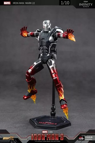 ZD toys Iron Man mark 22 HOT ROD MK XXII 1/10 Scale 7" Brand New 。。 - Picture 9 of 11