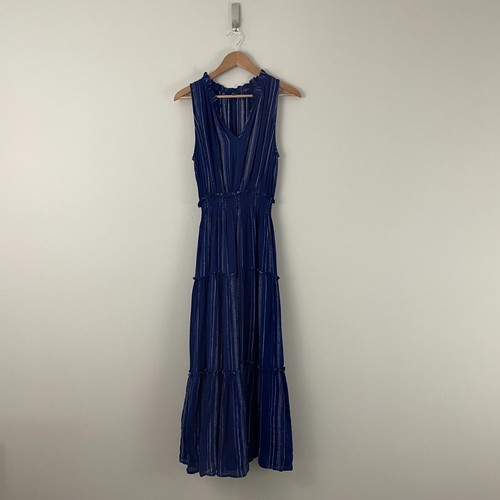 Rails Loulou Maxikleid Leinenmischung Noja Streifen Damen Größe Medium