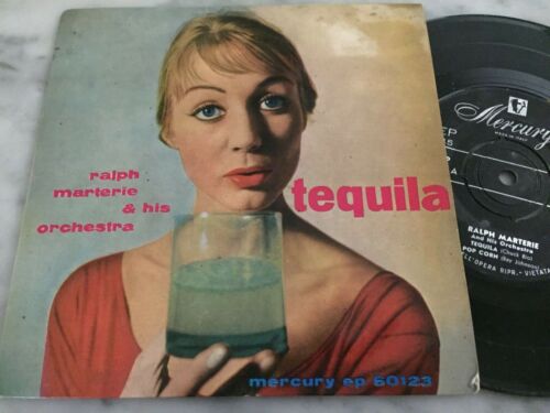 EP 45 RPM RALPH MARTERIE "TEQUILA + 3" R&B POPCORN . ITALY PRESS 1960 - Bild 1 von 2
