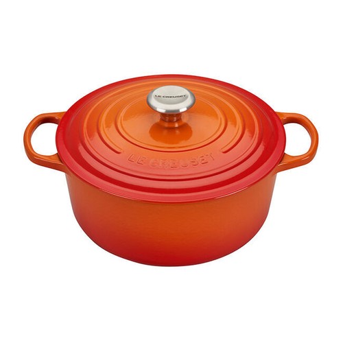 NIB Le Creuset Enameled Cast Iron Signature Round Dutch Oven, 5.5 qt, pick color - Picture 5 of 8