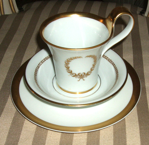 Fürstenberg - Empire - Porzellan Kaffee Gedeck - 3 teilig (kl) - unbeschädigt