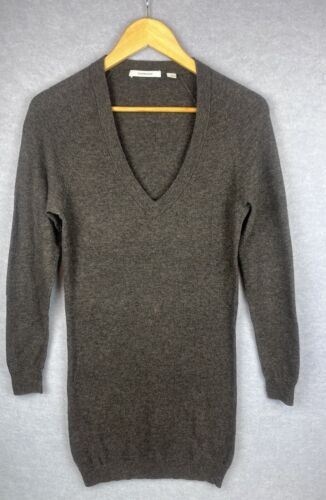 Country Road Wool Angora Cashmere Blend Long Sleeve Top Dress With Patches XXS