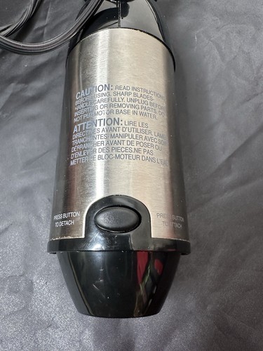 Batidora de mano CUISINART Smart Stick CSB-77 solo acero inoxidable cepillado... Probado funciona - Imagen 6 de 11