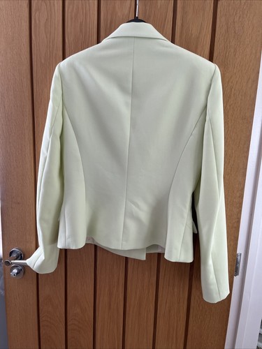 Zara Lt Green Short DB Blazer Size L - Picture 8 of 8