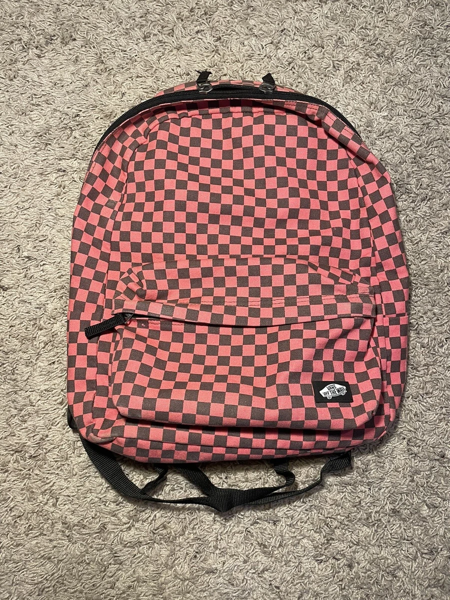 Vans Off The Wall Authentic Original Backpack Vintage Red Checkered Board Skate