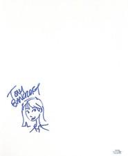 Tom Bancroft Signed 11x14 Hand Drawn Sketch Drawing Disney Animator ACOA COA