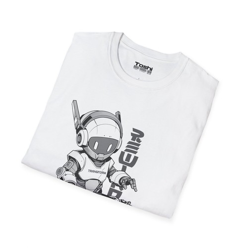 Robot Transform DJ Tee Unisex Erwachsene T-Shirt HIP HOP Anime Graffiti-Style Design - Bild 5 von 57