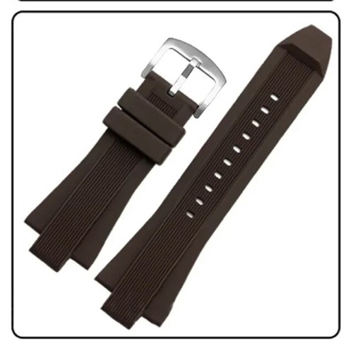 Watch Band Silicone Solid Durable Stainless Steel Buckle Sport Diving Strap - Picture 20 of 23