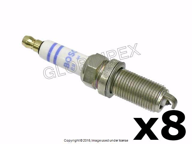 Porsche 911 Cayenne 08-15 Spark Plug Set of 8 BOSCH OEM  WARRANTY