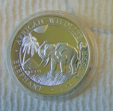 2017 SOMALI REPUBLIC 100 SHILLINGS 1 OZT .999 FINE SILVER COIN ~ MUNICH MINT