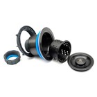 STARSTAR Kitchen Sink Strainer Fit 3-1/2 In Standard Sink Drain Hole (WK Black)