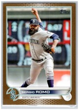 US322 Sergio Romo Seattle Mariners 2022 Topps Gold Parallel /2022