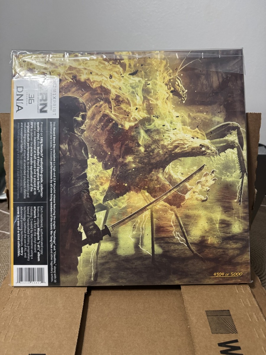 新品★WU-TANG & MATHEMATICS ★RSD2025 RSD25 Wu-Tang Mathematics Black Samson Bastard Swordsman The
