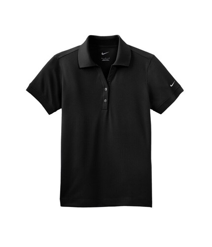 Nike Ladies Dri-FIT Classic Golf Polo Shirt XL Black Womens NWT 286772 010 - Picture 4 of 10