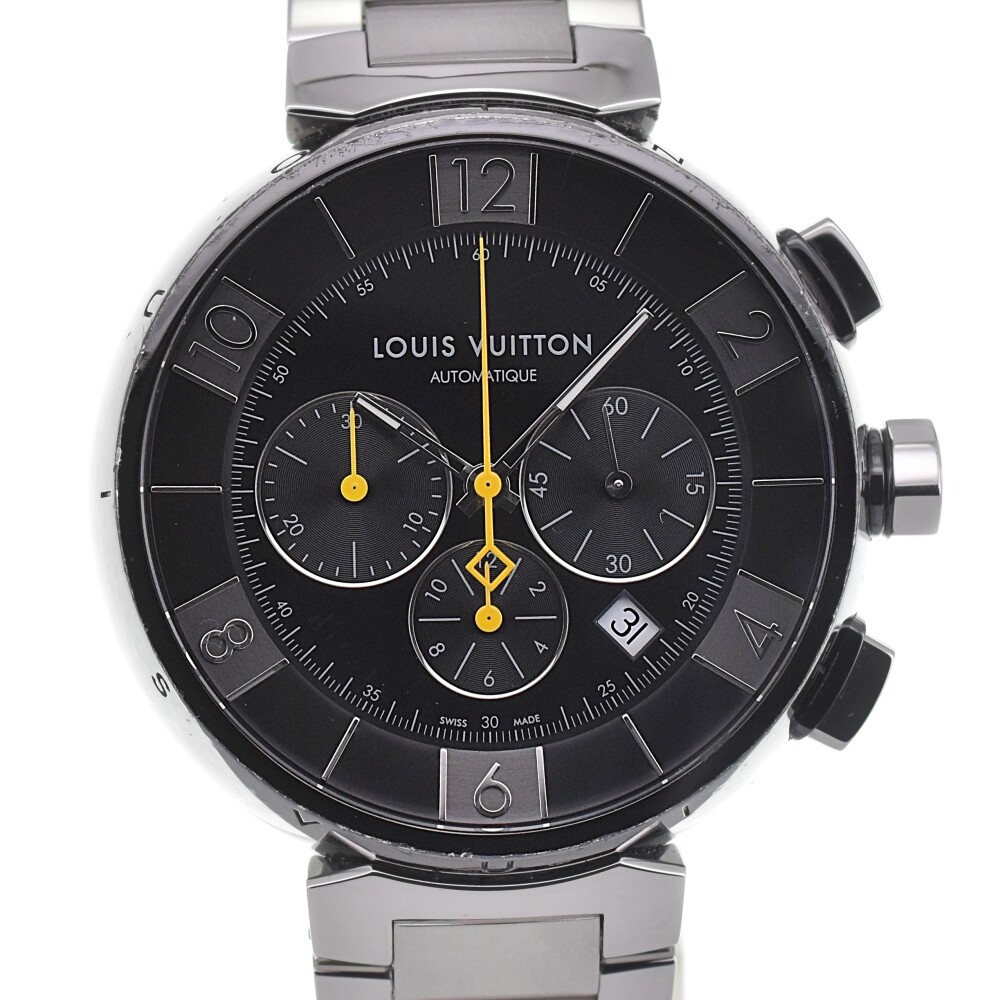 discount withpaper LOUIS VUITTON Tambour Q102U Chronograph Men's Watch G#136491