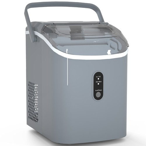 YUKOOL Macchina per il Ghiaccio da Scrivania, Portatile, 34Lbs/24H, Cubetti di Ghiaccio Masticabili,Autopulente - Foto 38 di 63