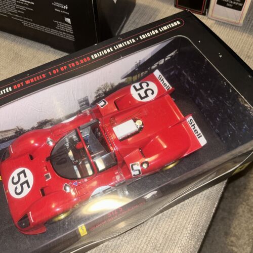 Hot Wheels Elite Ferrari 512S Limited Edition 1/18 Scale Nurburgring 1970 - Picture 5 of 9