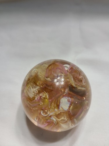 Vintage Handblown Glass Paperweight signed James Hayes  - Picture 2 of 6