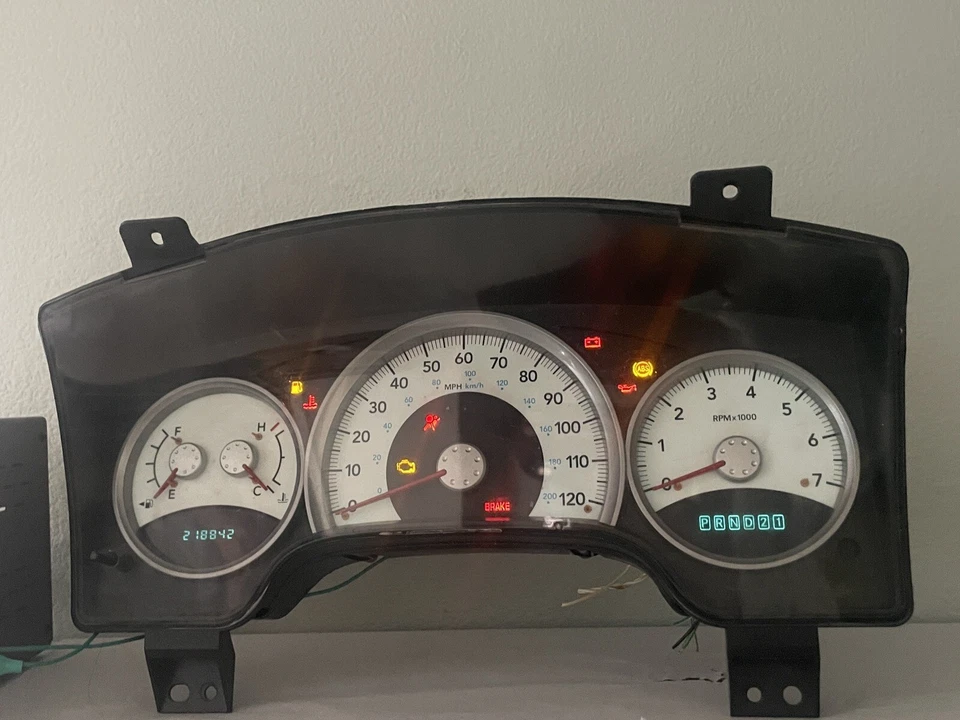 2004 DODGE DURANGO PAINEL DE INSTRUMENTOS USADO Velocímetro MPH) - Imagem 3 de 4