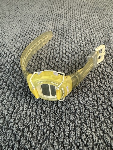 Vtg CASIO Baby-G Shock BG-142 Model 1564 Digital Unisex Watch Clear NEW BATTERY - Picture 2 of 5