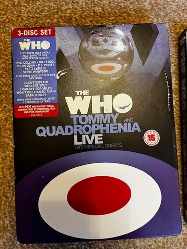 3x The Who DVDs - Tommy & Quadrophenia Live / Kids are aright / Live & Alive - Bild 4 von 7