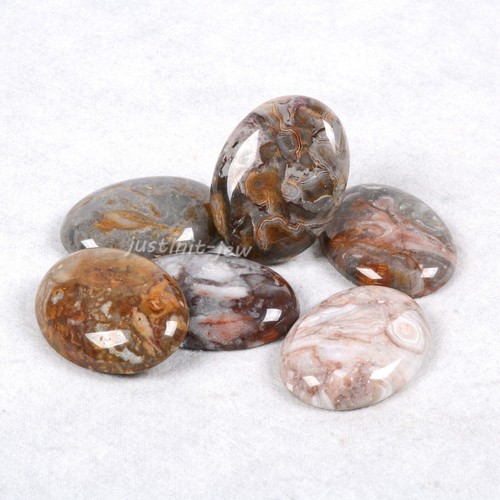 40mm oval flatback cab cabochon gemstone beads polished jewelry making - Picture 197 of 220