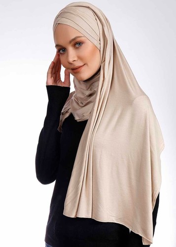 3XL Praktisch Schal Kopftuch Hijab  EC-111 - Bild 3 von 3