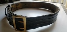 Safariland MDL 87 Police Security Duty Belt 36 MDL87 36/90 Hi Gloss W/ Buckle