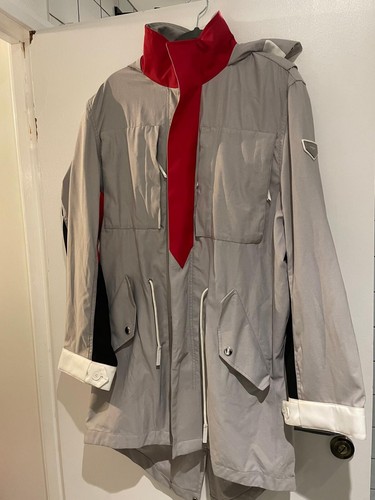 Givenchy Mens Grey Trench Coat IT 44 Great Condition| Authentic - Picture 2 of 11